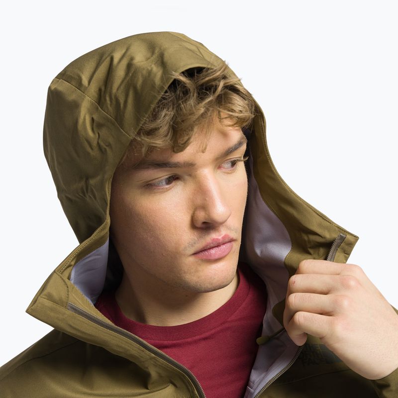 Jachetă de ploaie pentru bărbați The North Face Dryzzle Futurelight maro NF0A7QB237U1 5