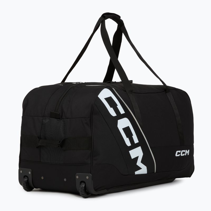 Geantă de călătorie CCM 520 Wheeled Player Bag 37' 175 l black/white 2