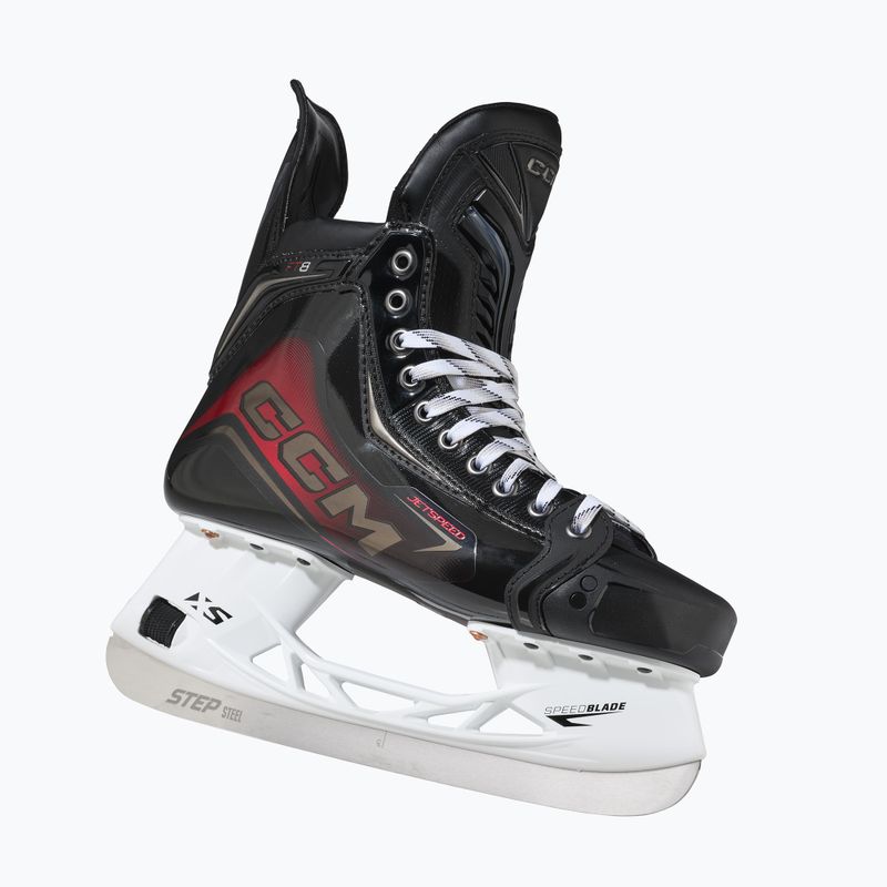 Patine de hochei pentru bărbați CCM JetSpeed FT8 SR WIDE black 4