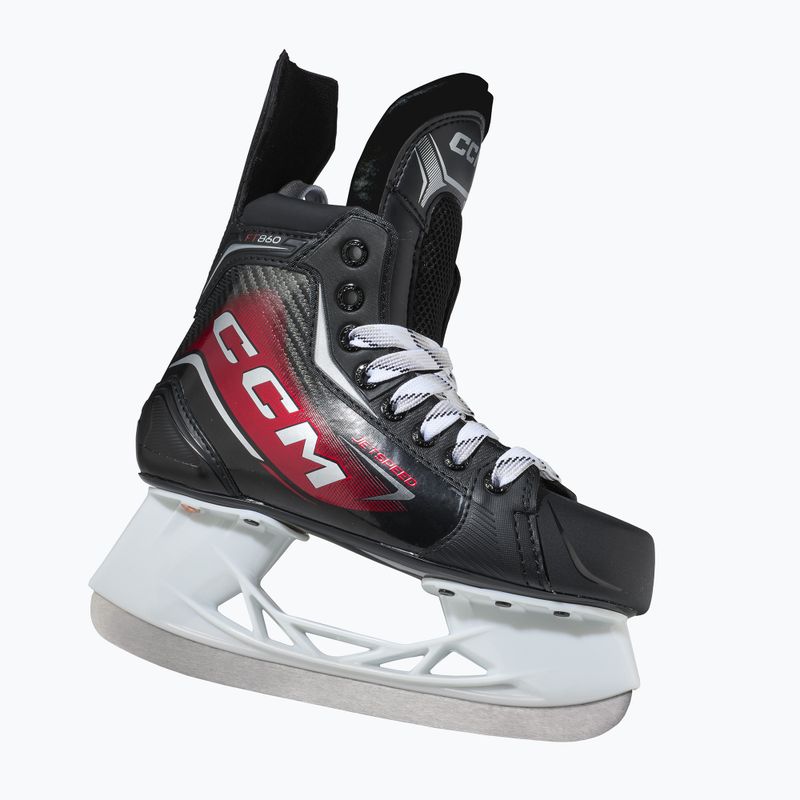 Patine de hochei pentru copii CCM JetSpeed FT860 JR Regular Player Skates black 4