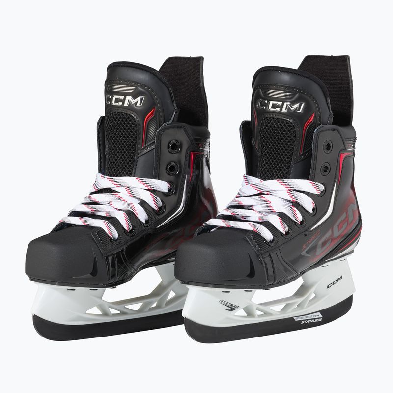Patine de hochei pentru copii CCM JetSpeed FT8 Pro YT REGULAR black 2