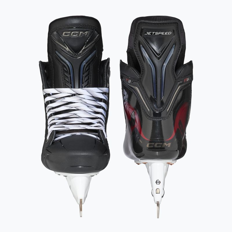 Patine de hochei pentru copii CCM JetSpeed FT8 INT TAPERED black 3