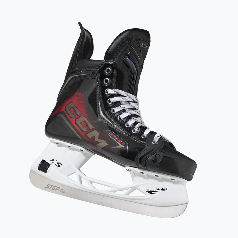 Patine de hochei pentru copii CCM JetSpeed FT8 INT TAPERED black 4