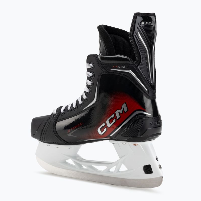 Patine de hochei pentru bărbați CCM JetSpeed FT870 SR REG black 3