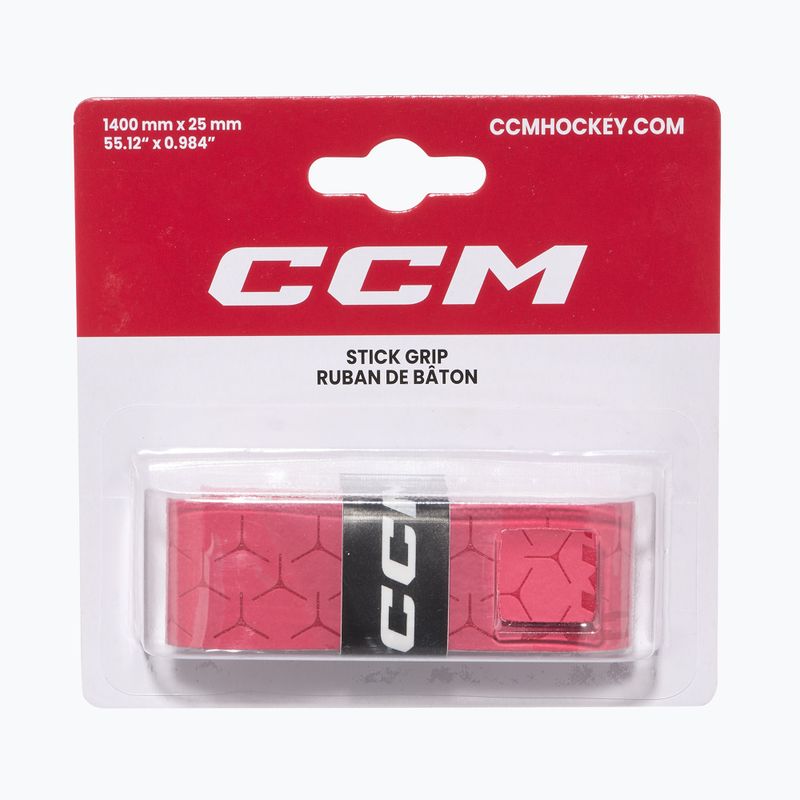 Bandă pentru crosa de hochei CCM Stick Grip red 2