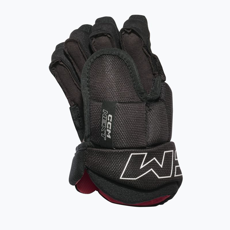 Mănuși de hochei pentru copii CCM Next YT Gloves black/white 2