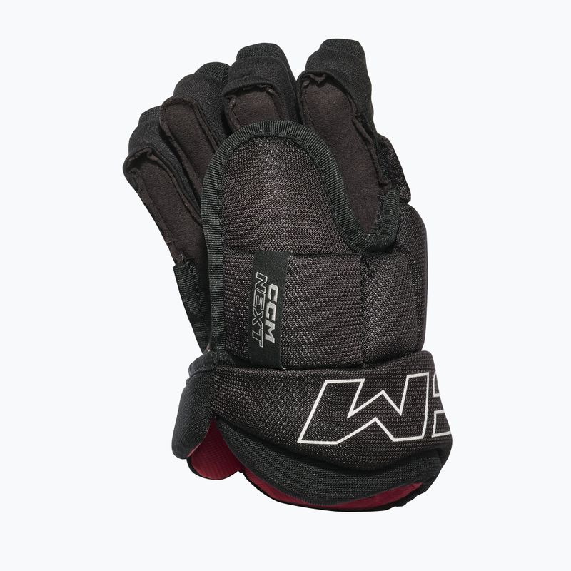 Mănuși de hochei pentru copii CCM Next JR Gloves black/white 2