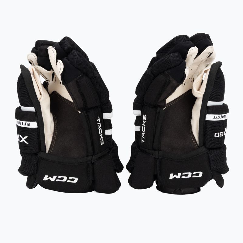 Mănuși de hochei pentru copii CCM Tacks XR80 JR Gloves black/white 3