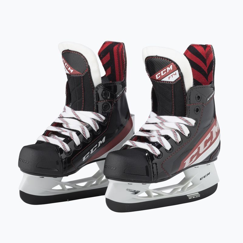 Patine de hochei pentru copii CCM JetSpeed FT JR Regular black 2