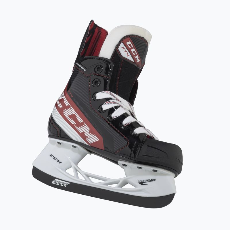 Patine de hochei pentru copii CCM JetSpeed FT JR Regular black 5
