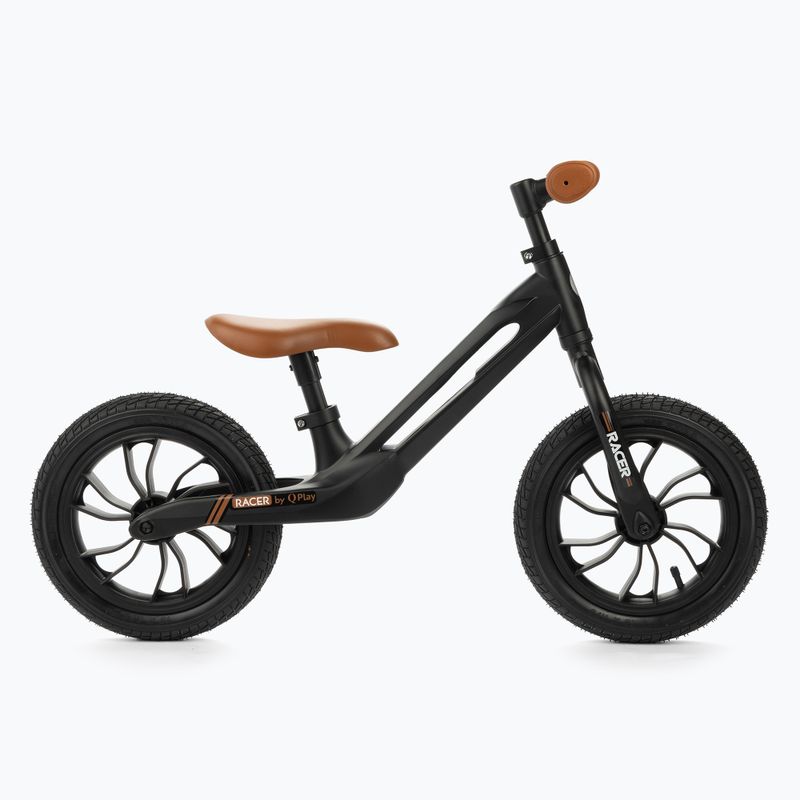 Bicicletă fără pedale pentru copii Qplay Racer MG, maro, 3865