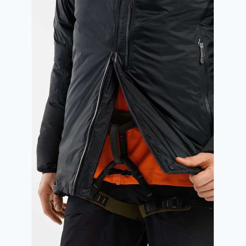 Geacă de iarnă pentru bărbați Arcteryx Alpha Parka black 7