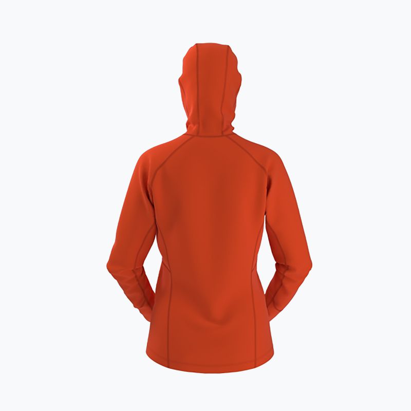 Arc'teryx bluză de trekking pentru femei Tricou Delta Half Zip Hoody portocaliu 29606 9