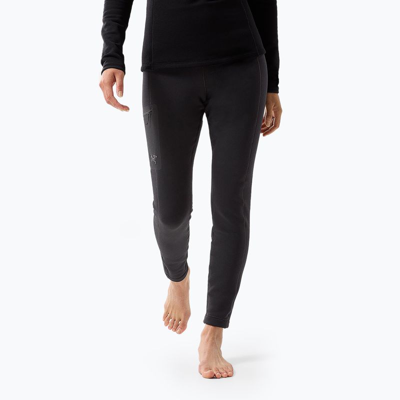 Pantaloni termoactivi pentru bărbați Arc'teryx Rho Heavyweight black