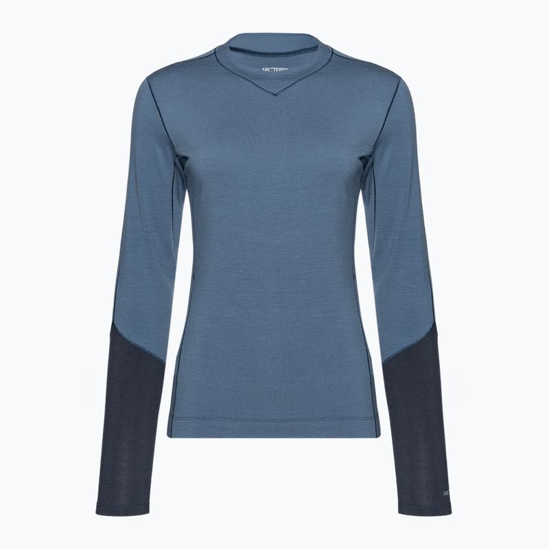 Arc'teryx tricou termic pentru femei Arcteryx Rho Wool LS Crew negru 29961