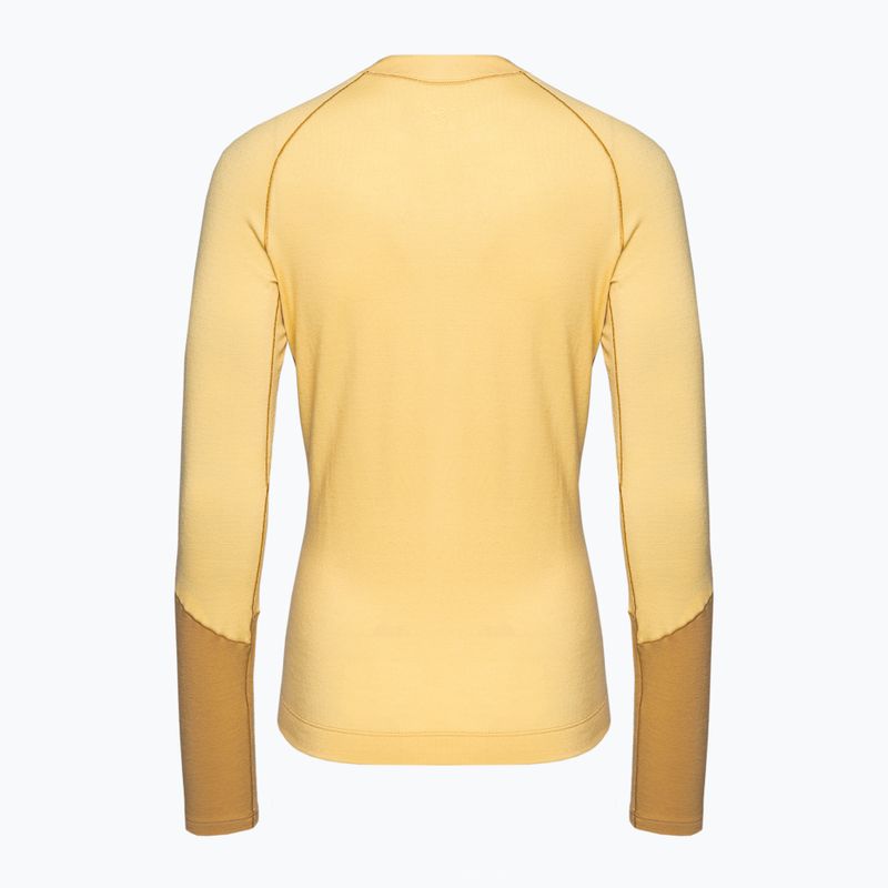 Arcteryx tricou termic pentru femei Rho Wool LS Crew galben 29961 2