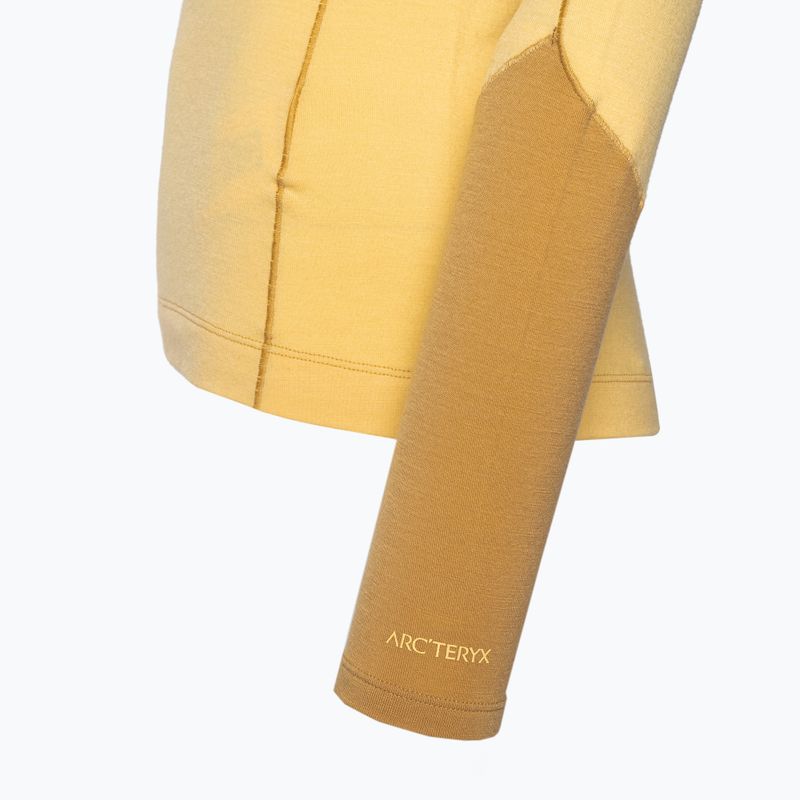 Arcteryx tricou termic pentru femei Rho Wool LS Crew galben 29961 3