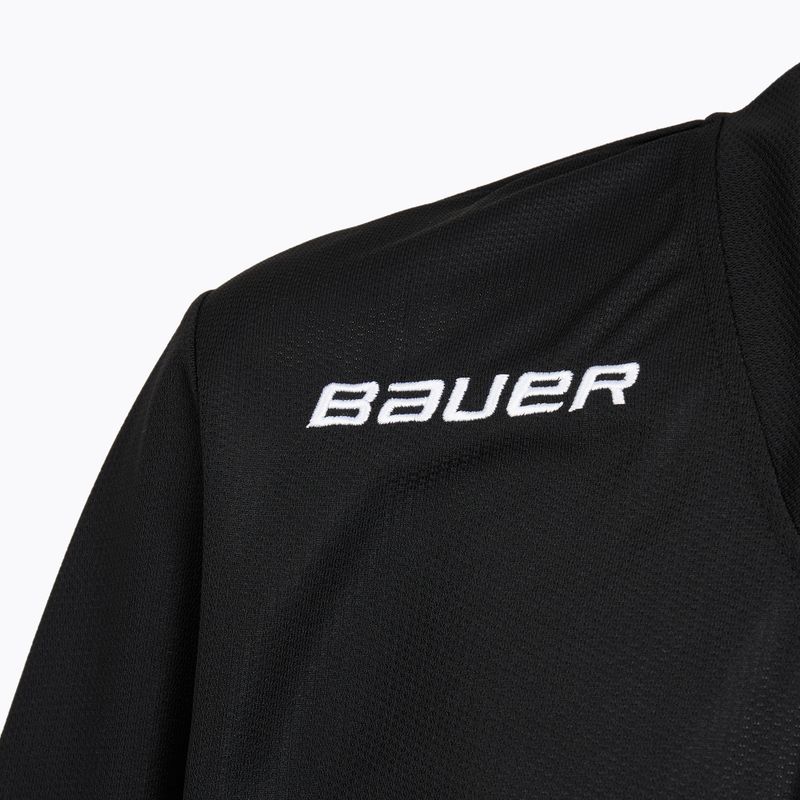 Longsleeve de hochei pentru copii Bauer Flex Practice Jersey Jr black 3