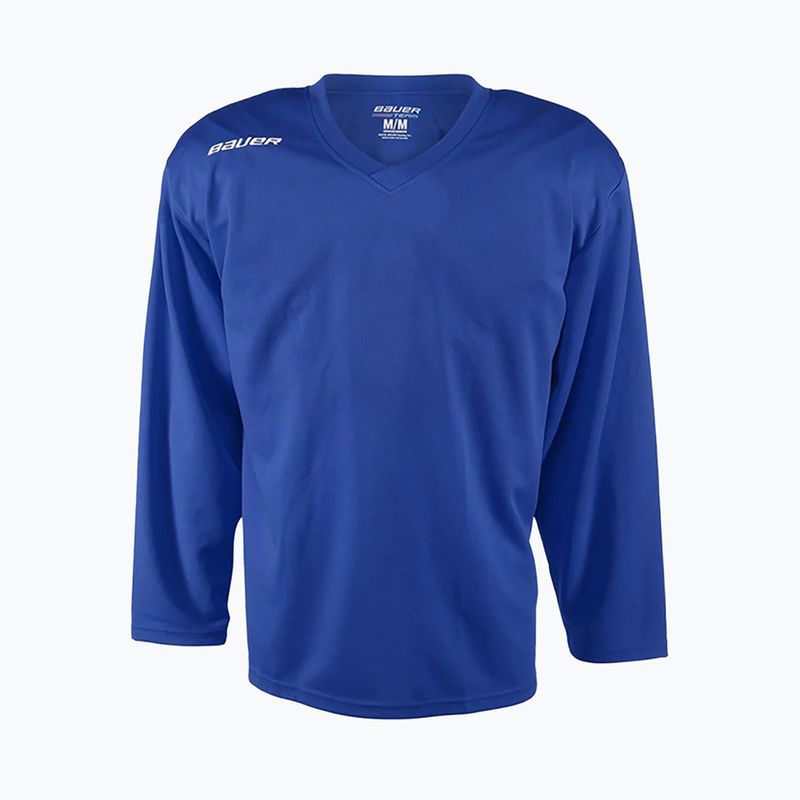 Longsleeve de hochei pentru copii Bauer Flex Practice Jersey Jr blue