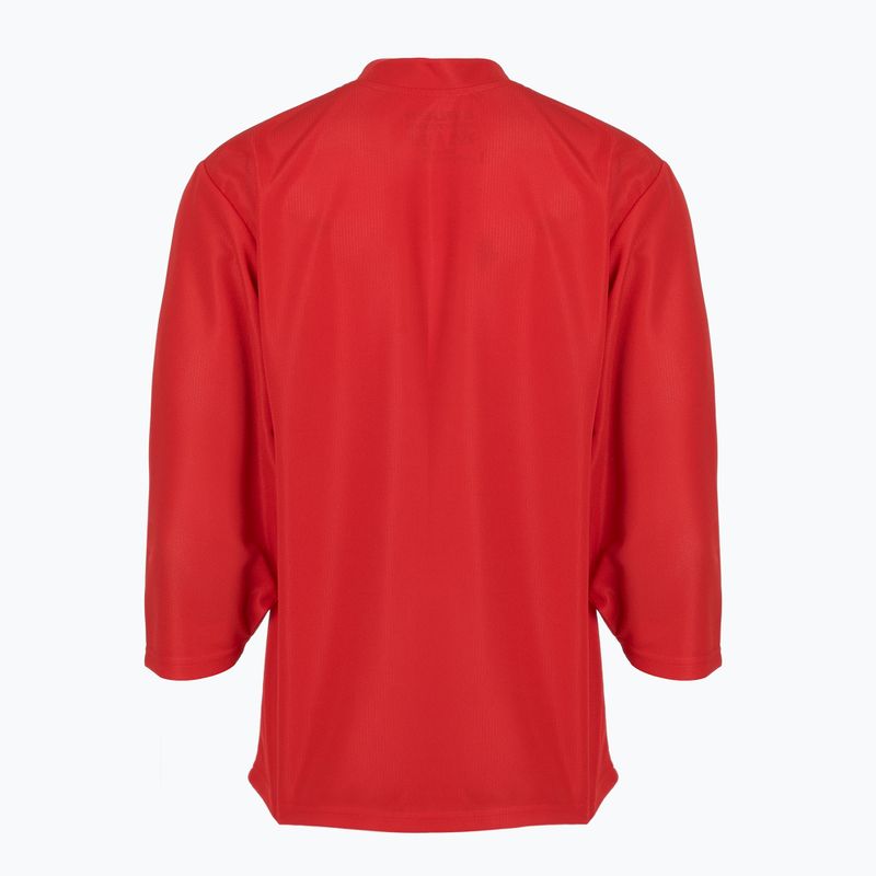 Longsleeve de hochei pentru copii Bauer Flex Practice Jersey Jr red 2