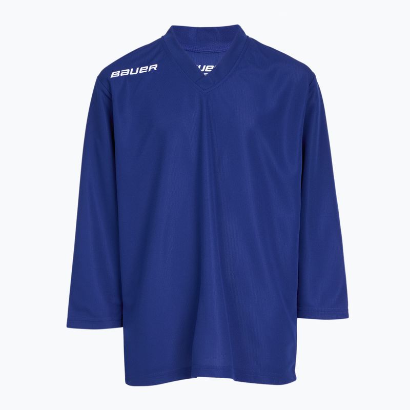 Longsleeve de hochei pentru copii Bauer Flex Practice Jersey Jr white