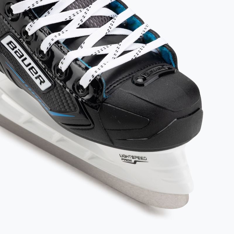 Patine de hochei pentru copii Bauer X-LP Jr black 7
