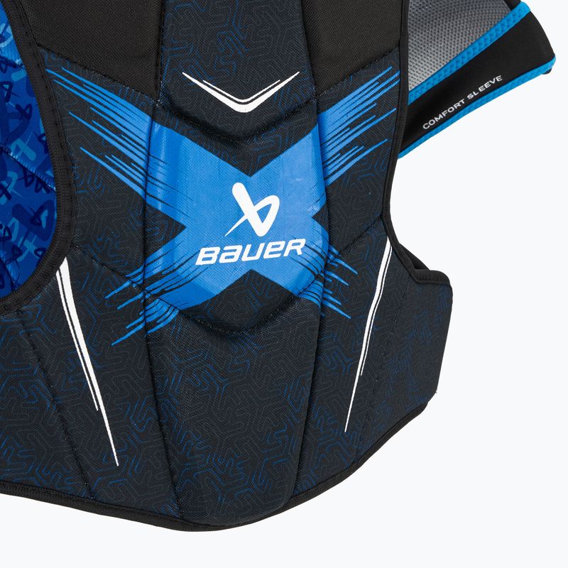 Apărători de umăr de hochei Bauer X Shoulder Pad Int black/blue 5