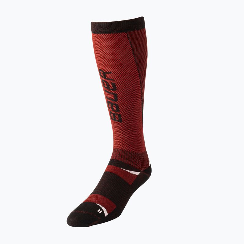 Șosete Bauer Vapor Pro Skate Sock-Sr red/black 2