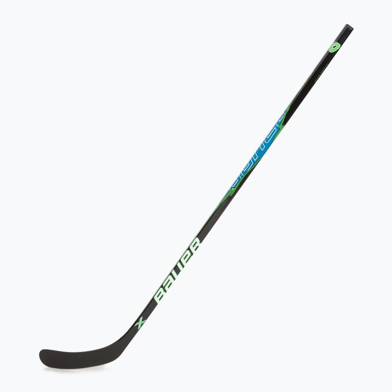 Cască de hochei pentru copii Bauer X Series Grip Jr F40 L black/blue/green