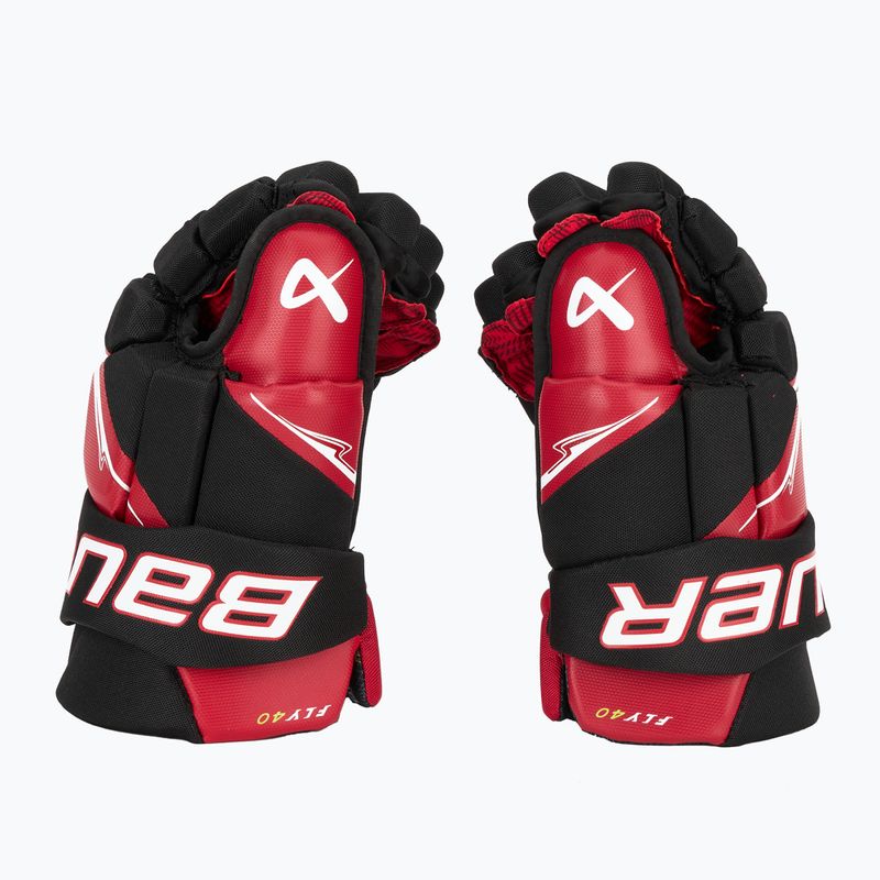 Mănuși de hochei Bauer Vapor Fly40 Sr black/red 4