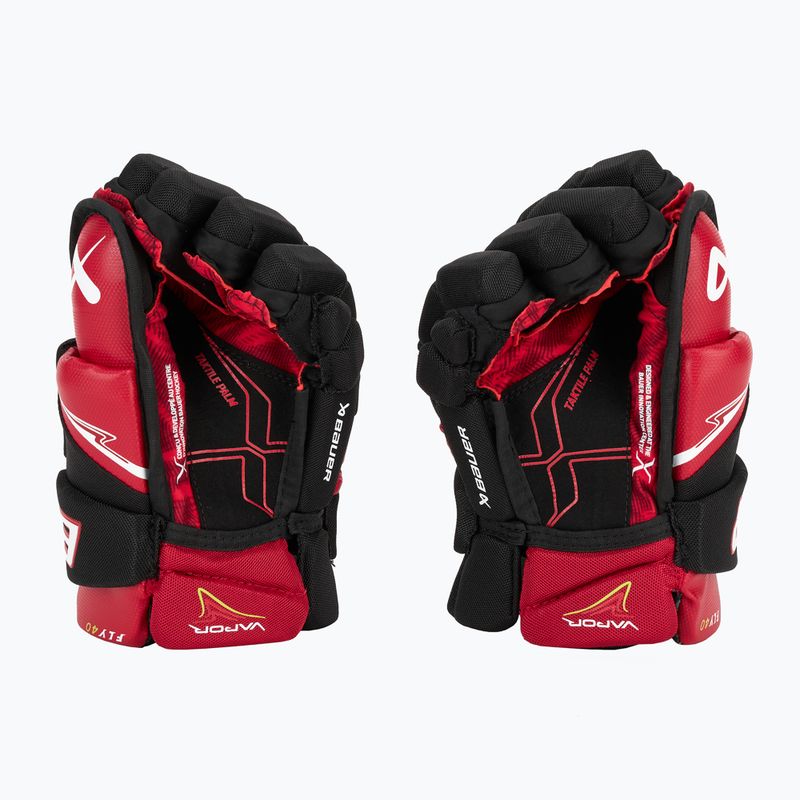 Mănuși de hochei Bauer Vapor Fly40 Int black/red 3