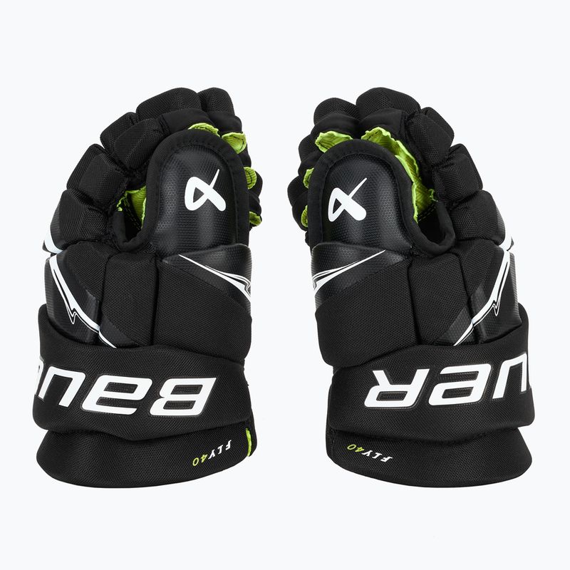 Mănuși de hochei pentru copii Bauer Vapor Fly40 Jr black/white 4