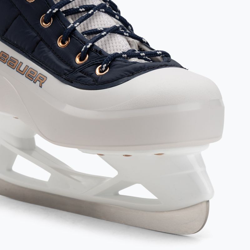 Patine pentru copii Bauer Radiant Heated Jr white/black 6