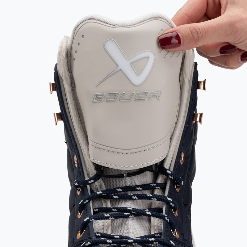 Patine pentru copii Bauer Radiant Heated Jr white/black 12