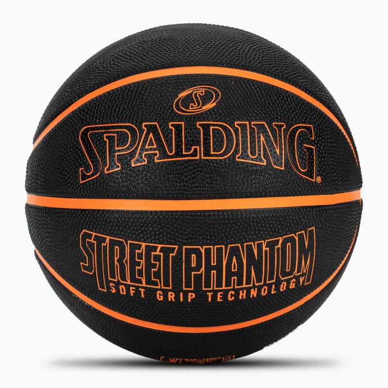Minge de baschet Spalding Phantom negru/portocaliu mărime 6