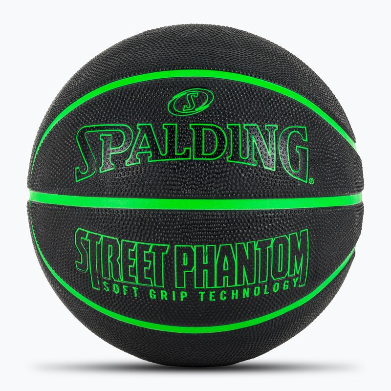 Minge de baschet Spalding Phantom negru/verde mărime 6
