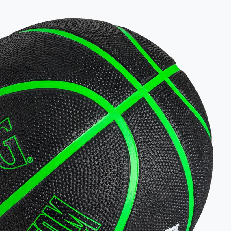 Minge de baschet Spalding Phantom negru/verde mărime 6 3
