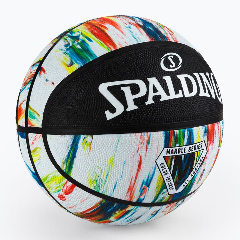 Spalding Marmură colorată de baschet 84404Z 2