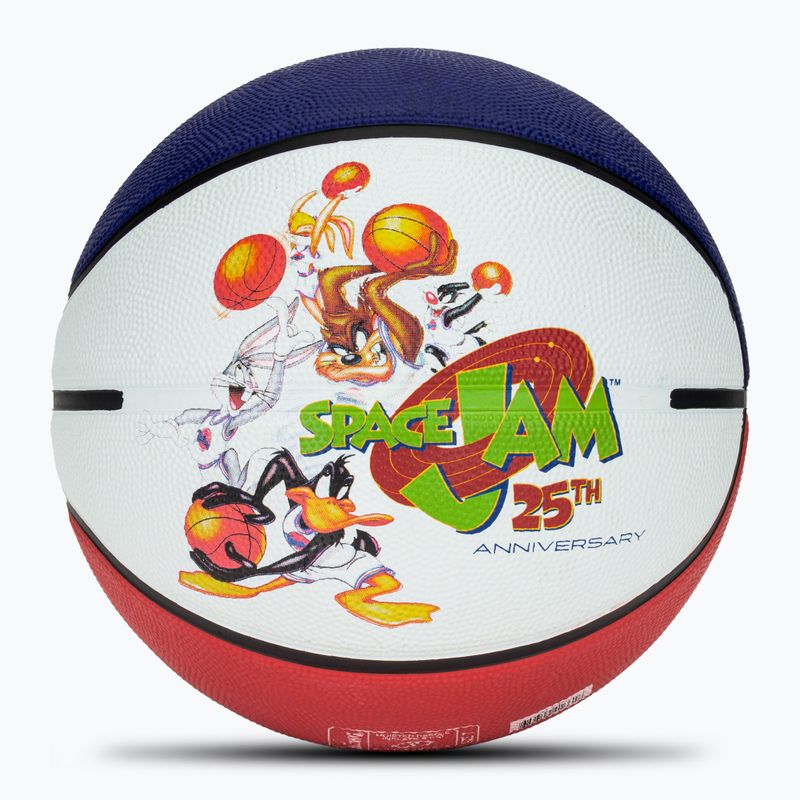 Minge de baschet Spalding Space Jam Tune biały/czerwony/niebieski rozmiar 7 2