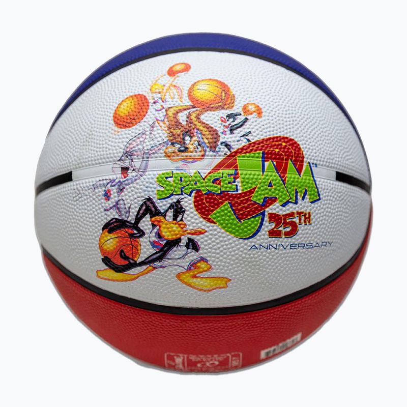Minge de baschet Spalding Space Jam Tune biały/czerwony/niebieski rozmiar 7 2