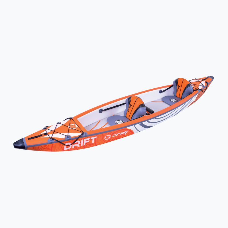 Caiac gonflabil pentur 2 persoane ZRAY Drift 14'0" white/orange 3