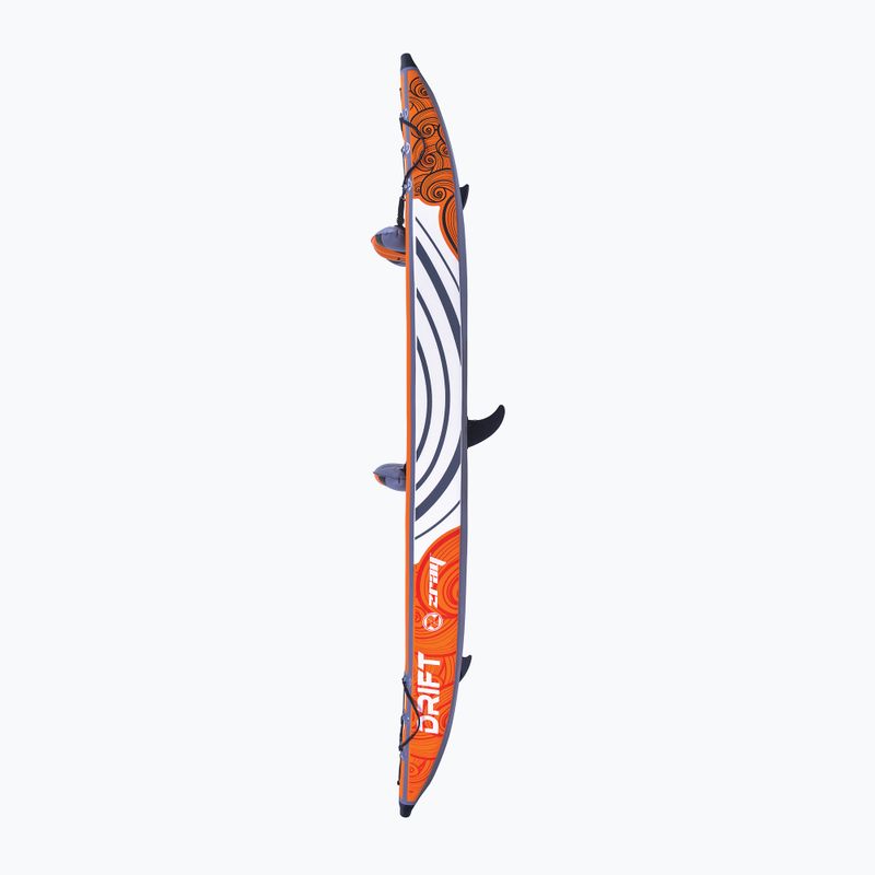 Caiac gonflabil pentur 2 persoane ZRAY Drift 14'0" white/orange 5
