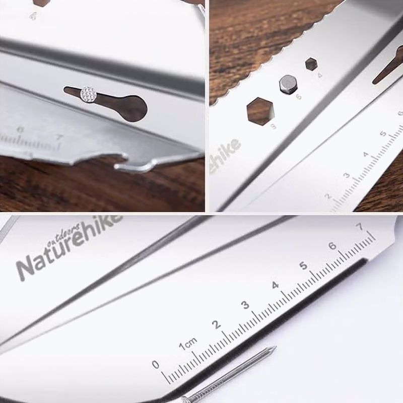 Lopată multifuncțională Naturehike NH20GJ001 silver 2