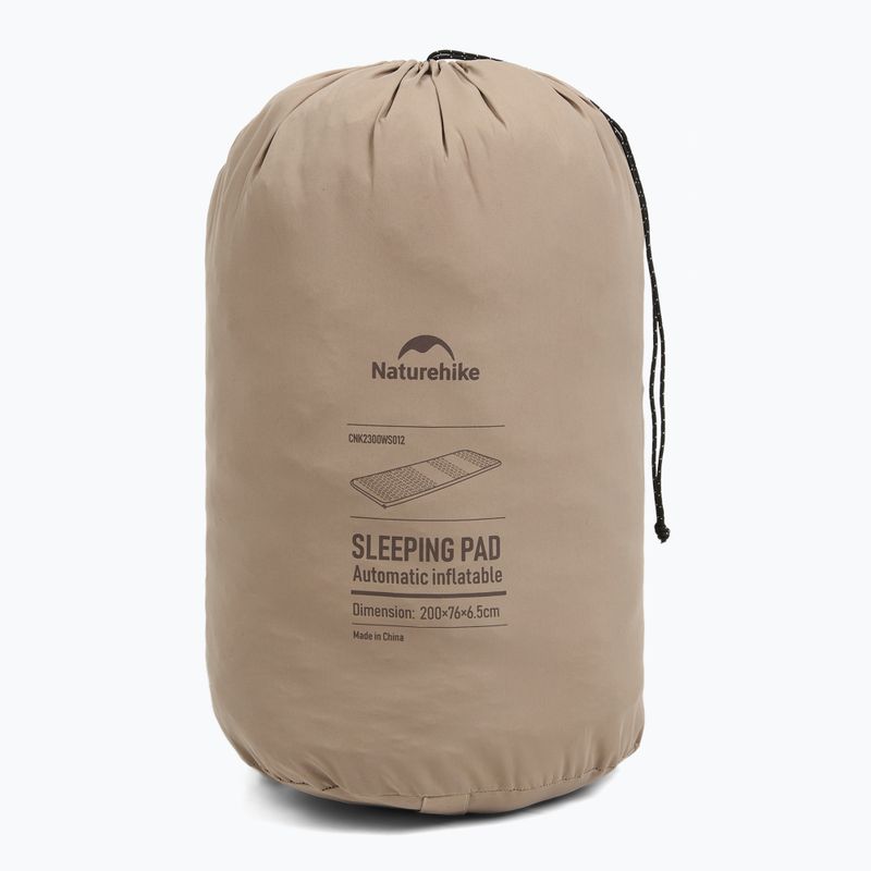 Saltea auto-gonflabilă Naturehike Featherbone Single Large Wide brown 8
