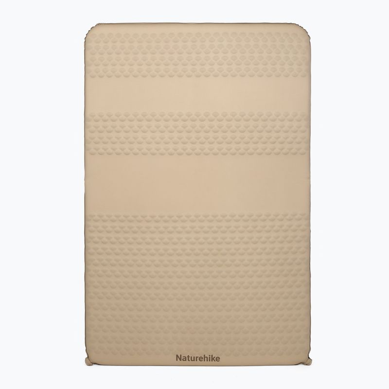Saltea auto-gonflabilă Naturehike Featherbone Double Regular Wide brown 2