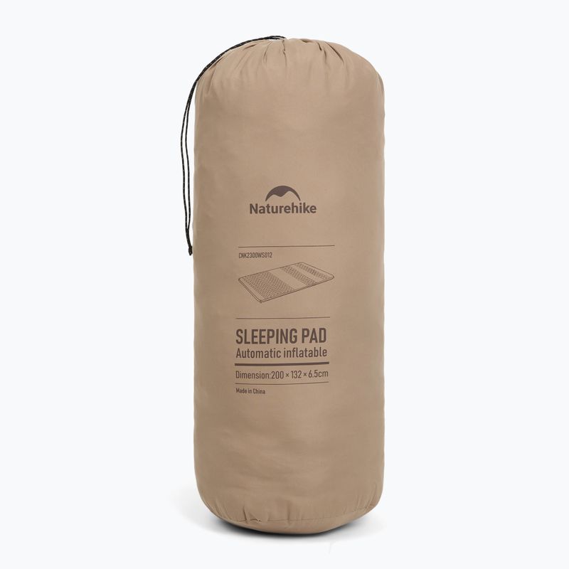 Saltea auto-gonflabilă Naturehike Featherbone Double Regular Wide brown 9