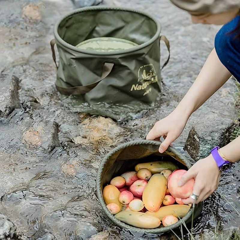 Găleată pliabilă Naturehike NH20SJ040 10 l army green 2