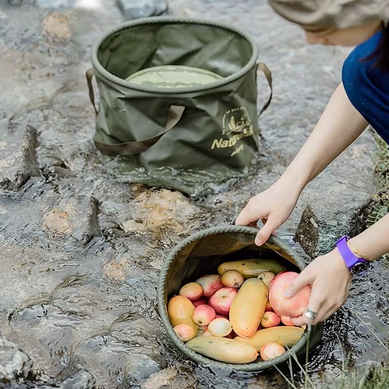 Găleată pliabilă Naturehike NH20SJ040 20 l army green 2