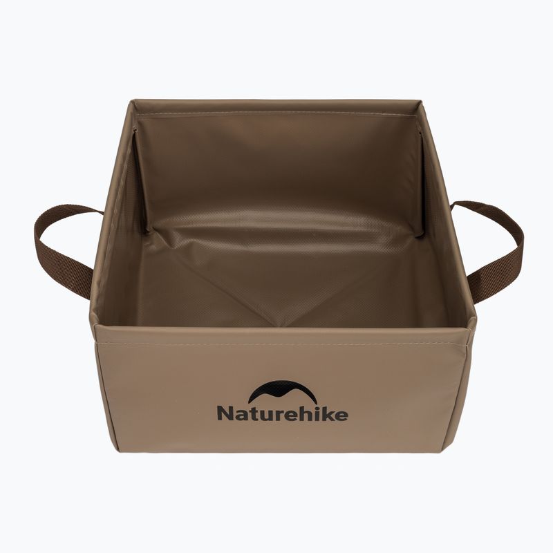 Chiuvetă turistică Naturehike Składany Square Bucket 13 light brown 2