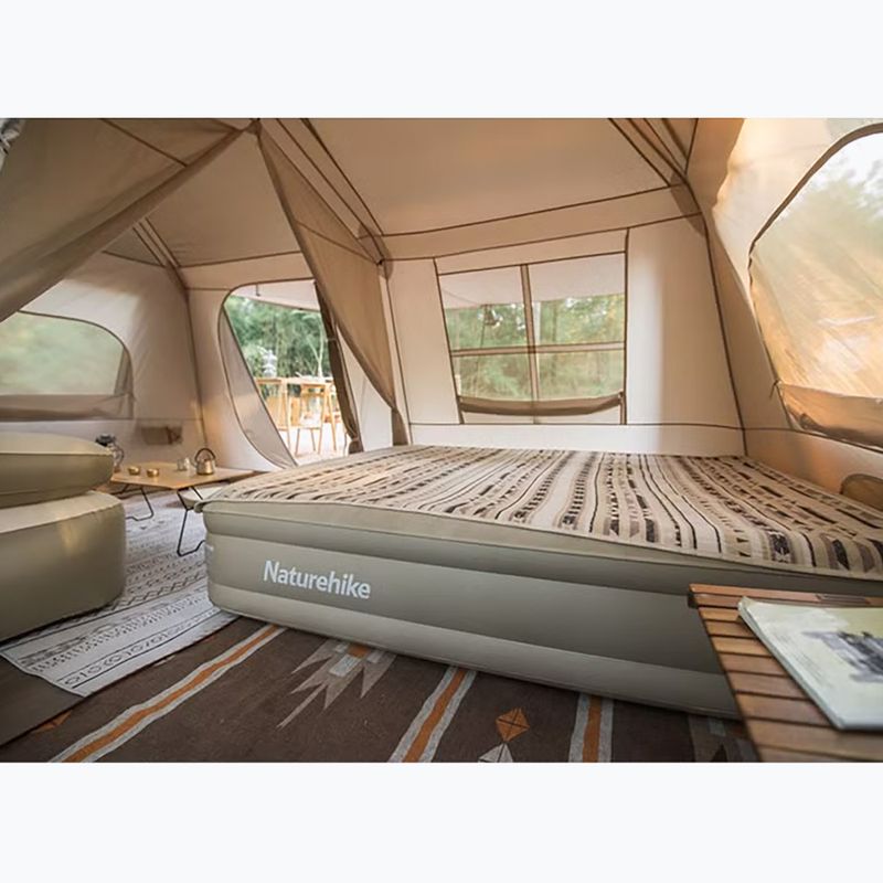 Cort de camping 4-persoane Naturehike Village 13 Ridge Ultimate Edition brown/ti black 7